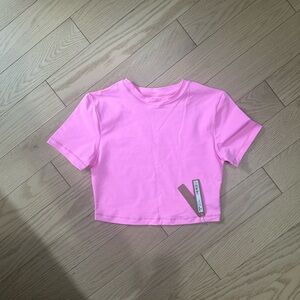 SKIMS soft Pink Short Sleeve Swim Tee